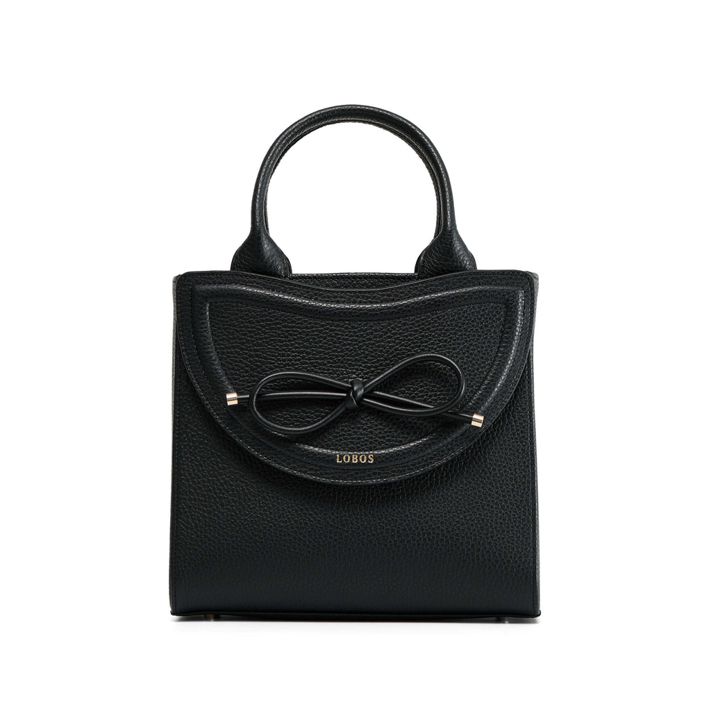 Lobos torebka MIDI Q Black Bow