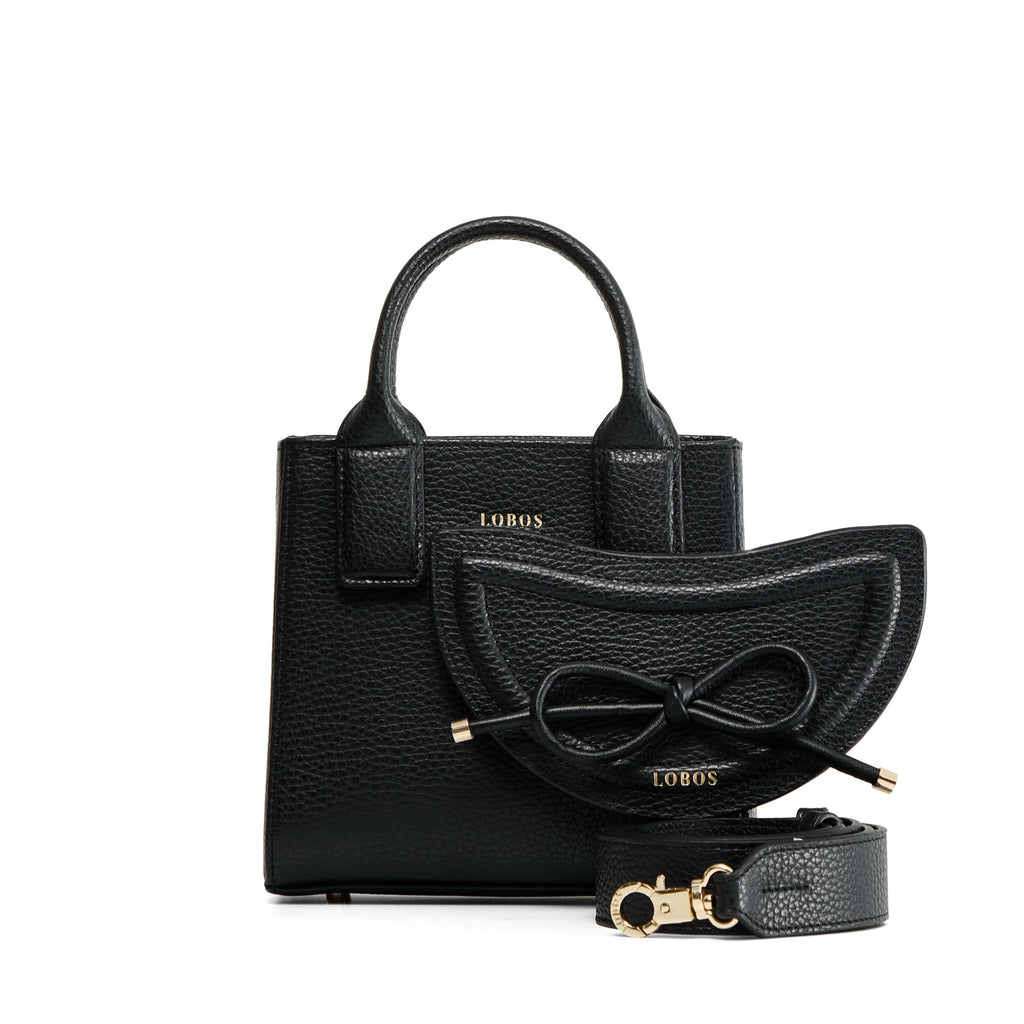 Lobos torebka MINI Q Black Bow