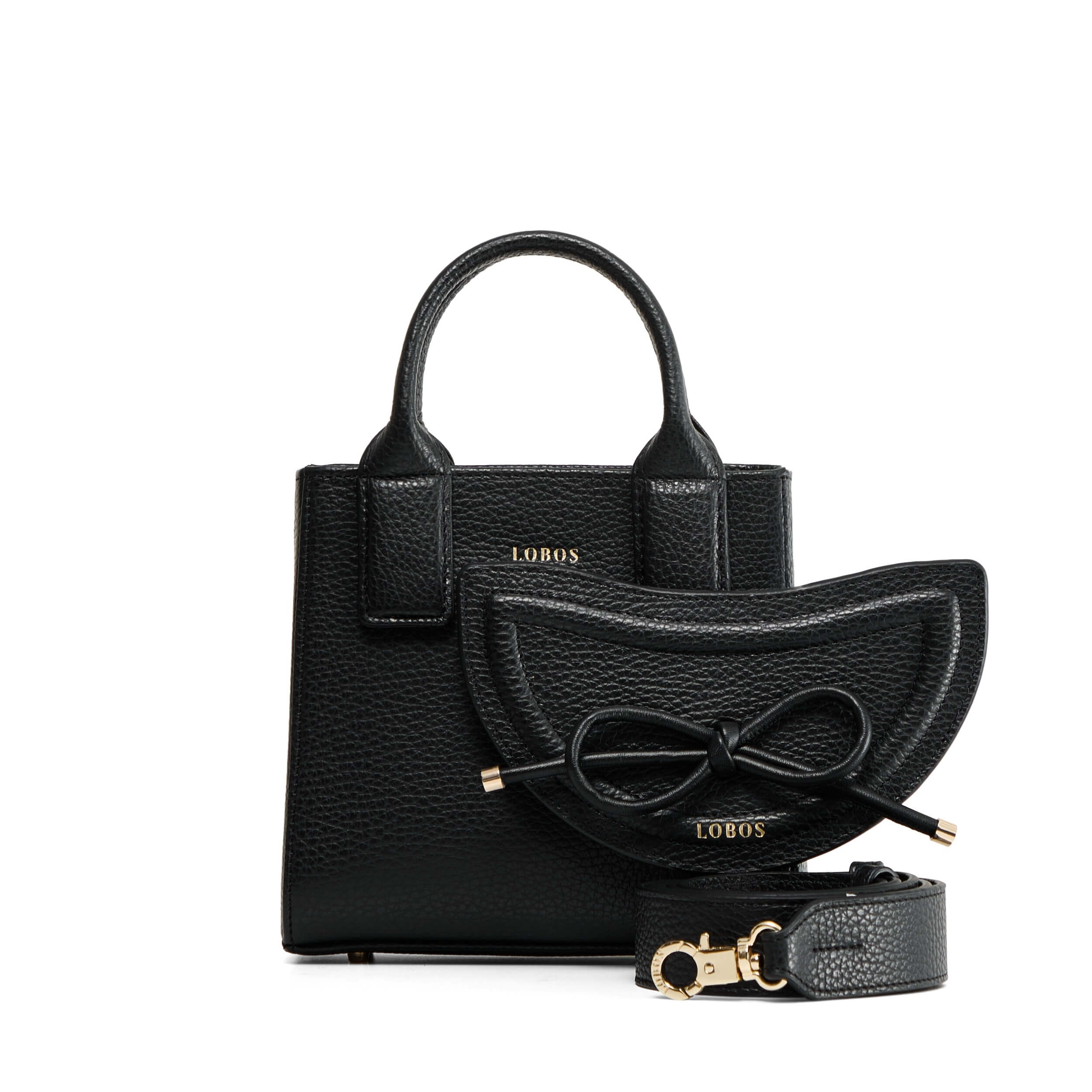 Lobos torebka MINI Q Black Bow