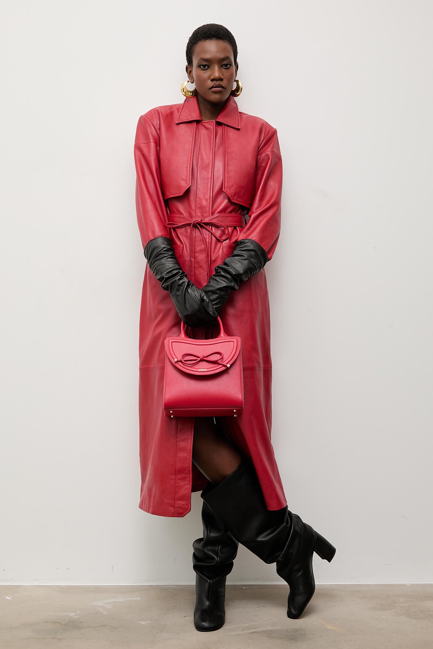 Lobos torebka MIDI Q Lacca Bow