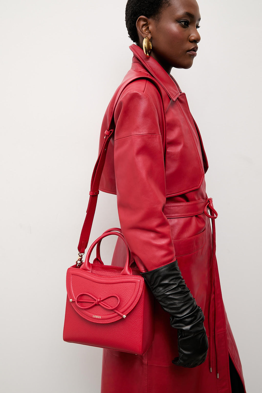 Lobos torebka MIDI Q Lacca Bow