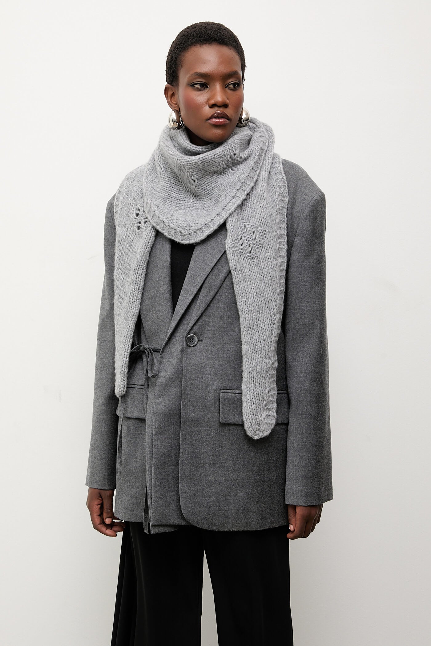 Answear.LAB chusta z wełną merino