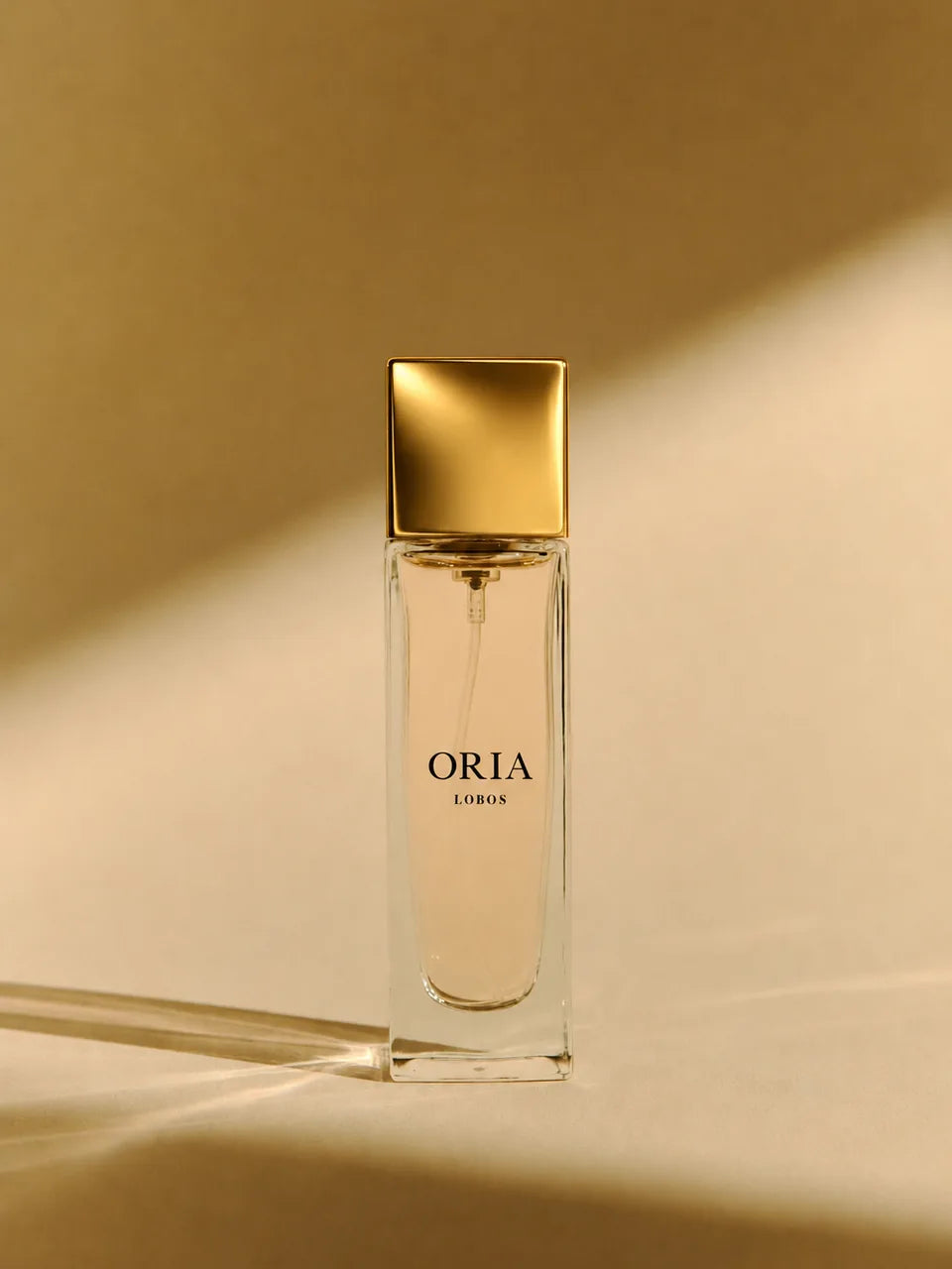 ORIA perfume behind the open doors